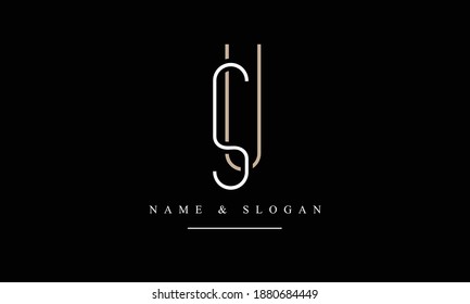  SU, US, S, U abstract vector logo monogram template