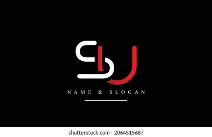 SU, US, S, U abstract letters logo monogram