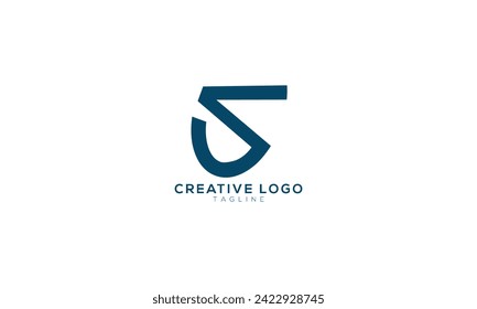 SU US SD Abstract initial monogram letter alphabet logo design