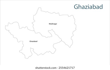 Sub division of Ghaziabad District map, Ghaziabad District,Uttar Pradesh State, Republic of India, Government of  Uttar Pradesh, Indian territory, Eastern India, politics, village, tourism