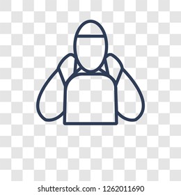 Subah Prayer icon. Trendy Subah Prayer logo concept on transparent background from Religion-2 collection