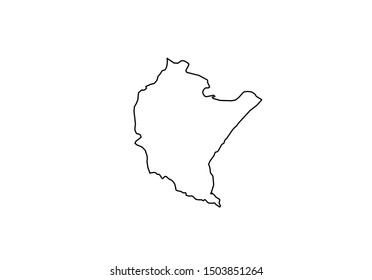 Subcarpathian outline map Voivodeship province Poland region area 