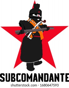 El Subcomandante Insurgente. nacido el 19 de junio de 1957