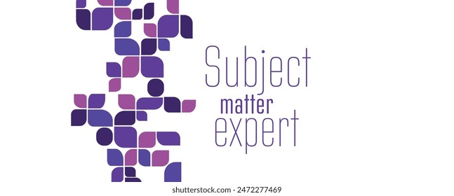 Subject matter expert text on white background