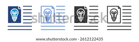 Subject Matter icon set multiple style collection