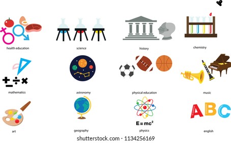 subject symbol vector  illustration