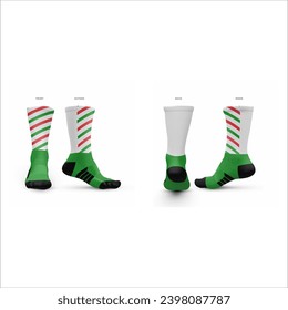 sublimated print Colorful socks on white background all sports baseball softball volleyball football soccer basketball icehockey cheerleading netball lacrosse track and field cricket hockey authletic