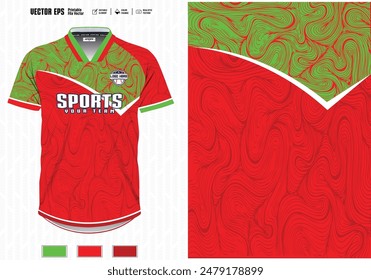 sublimation design for Sport t-shirt, Sports jersey mockups for all sports. uniform front view.