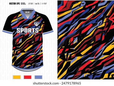 sublimation design for Sport t-shirt, Sports jersey mockups for all sports. uniform front view.