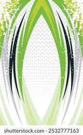 sublimation green white gradient abstract jersey design grunge Vector Template EPS 10