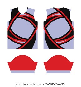 sublimation Jersey design abstract for t-shirt sport football, soccer, racing, esports, running