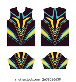 sublimation Jersey design abstract for t-shirt sport football, soccer, racing, esports, running