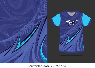 sublimação jersey design azul branco escova faixa fundo abstrato 