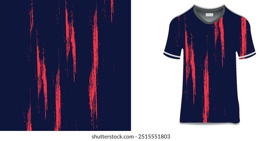 sublimação jersey design grunge escova vermelho preto meio-tom esportivo moderno corrida abstrata horror linhas chamativas carro autosport adesivo livery jogo esport.