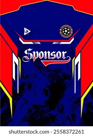 Sublimation jersey design Vector Abstract texture. specifically sports, esports or racing jerseys