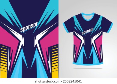 sublimation jersey design vector Background Vector Template EPS 10