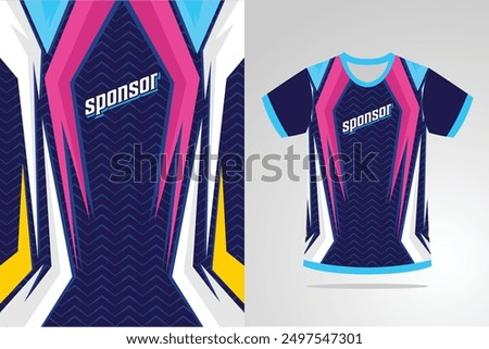 sublimation jersey design vector Background Vector Template EPS 10