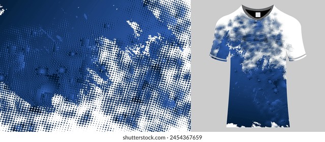 sublimación camiseta diseño Vector Plantilla fondo grunge pincel semitono rosa blanco salpicadura pintura textura de acero