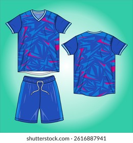 sublimation jersey vector image design