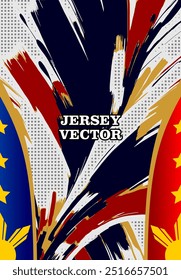 Diseño de patrón de sublimación para jersey deportivo