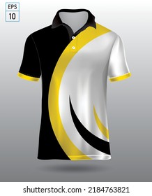 Sublimation Polo Shirt Templates Design Uniform Vector 