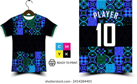 sublimación Diseño vectorial de Jersey Premium