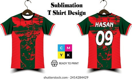 sublimation Premium Jersey vector design