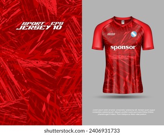 Sublimation printing jersey abstract texture background design for tshirt soccer, racing, extreme sports team.