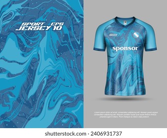Sublimation printing jersey abstract texture background design for tshirt soccer, racing, extreme sports team.