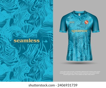 Sublimation printing jersey abstract texture background design for tshirt soccer, racing, extreme sports team.