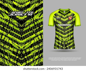 Sublimation printing jersey abstract texture background design for tshirt soccer, racing, extreme sports team.