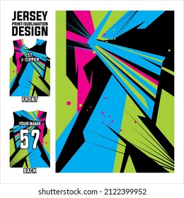 sublimation printing jersey design pattern for sports fabric