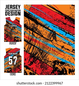 sublimation printing jersey design pattern for sports fabric