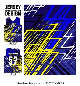 Sublimation Printing Jersey Design Pattern For Sports Fabric