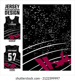 sublimation printing jersey design pattern for sports fabric