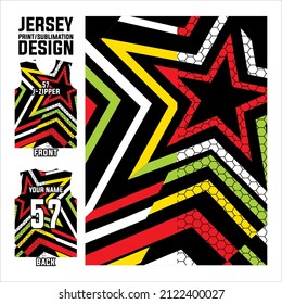 sublimation printing jersey design pattern for sports fabric