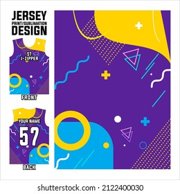 sublimation printing jersey design pattern for sports fabric