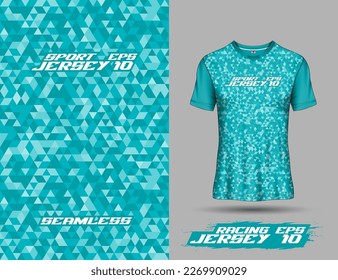 Sublimation seamless printing design for jersey and tshirt sports team