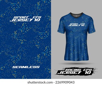 Sublimation seamless printing design for jersey and tshirt sports team