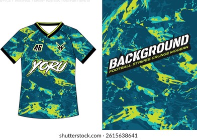 sublimation sports jersey design green liquid marble abstract grunge striking stripes car decal livery pattern background	