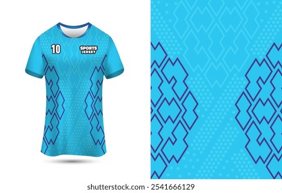 Sublimation Sports jersey design vector. Customizable Jersey design for Sublimation Printing.