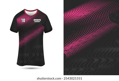 Sublimação Vetor de design de camisa Esportes. Design de Jersey personalizável para impressão de sublimação