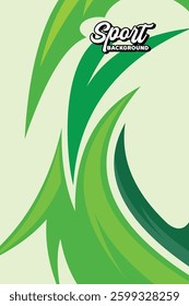 sublimation sports jersey design vector illustration, background  vector in green color EPS 10