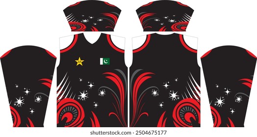 Sublimation sports jerssy design eps