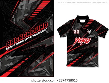 Sublimation sporty abstract grunge jersey design racing motorsport geometric background vector camouflage military modern patterns