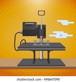 Sublimation thermal press