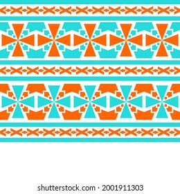 Sublimation tribal pattern seamless vector