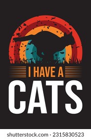 TIPOGRAFÍA PERSONALIZADA CAT T DISEÑO DE CAMISETAS 