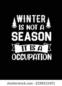 POSTER INVIERNO PERSONALIZADO Y DISEÑO DE CAMISETAS T
