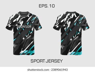 Sublimation t-shirt design jersey illustration vector grunge geometric pattern premium amazing vector collection